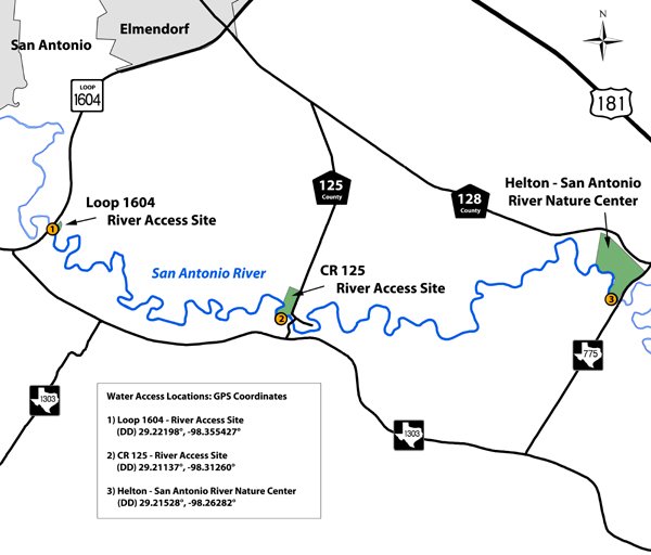 Saspamco Paddling Trail Map